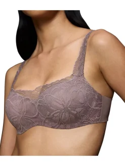 Balconette-BH in Taupe
