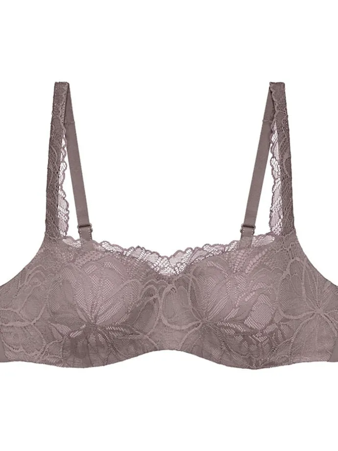 Balconette-BH in Taupe