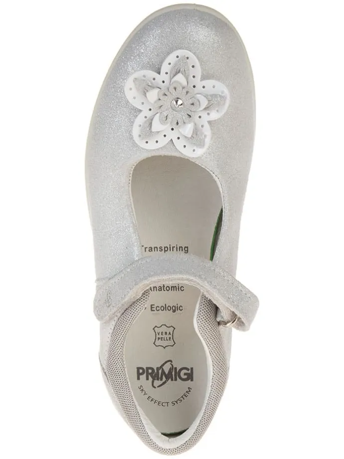 Ballerinas "Girl chic" in Silber