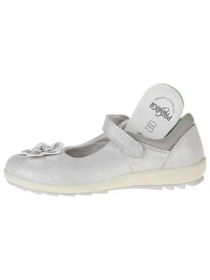 Ballerinas "Girl chic" in Silber