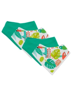 Bandana / Halstuch aus Bio-Baumwolle 4er-Pack in Bunt