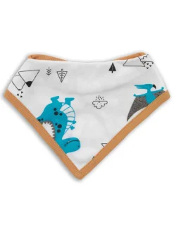 Bandana / Halstuch aus Bio-Baumwolle 4er-Pack in Hellblau