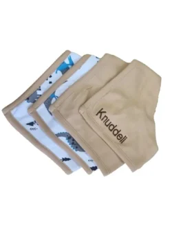 Bandana / Halstuch aus Bio-Baumwolle 4er-Pack in Hellblau