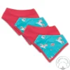 Bandana / Halstuch aus Bio-Baumwolle 4er-Pack in Pink