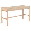 Bank "Abano" in Beige - (B)80 x (H)45 x (T)35 cm