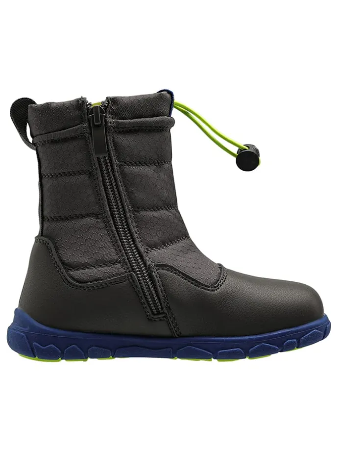 Barfuß-Winterboots in Anthrazit