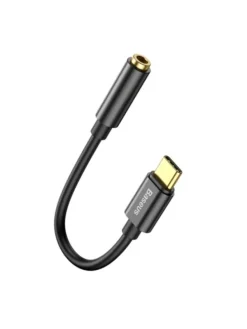 Baseus L54 Audio Adapter USB-C + Miniklinke 3,5mm Schwarz