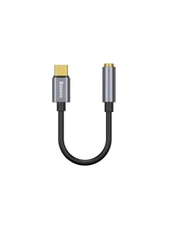 Baseus L54 Audio Adapter USB-C + Miniklinke 3,5mm (Schwarz+Grau)