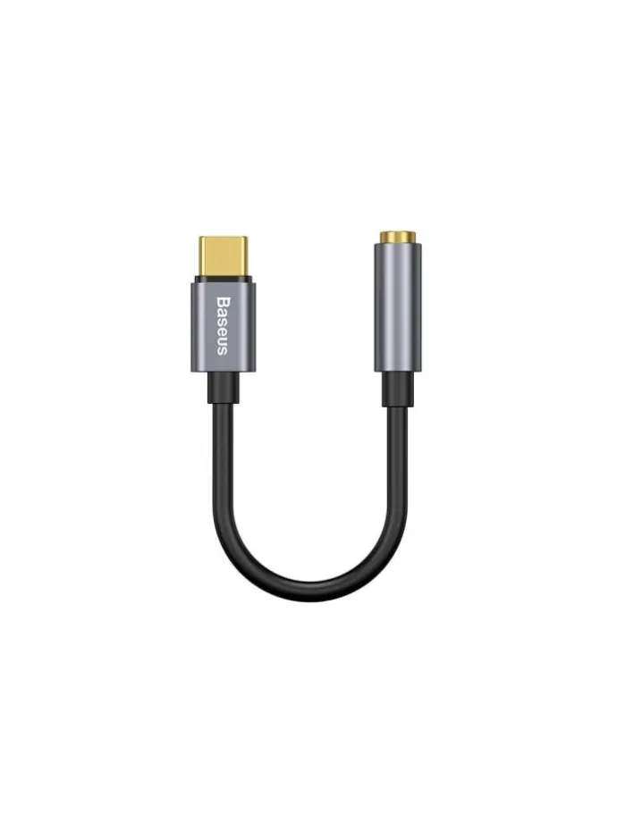 Baseus L54 Audio Adapter USB-C + Miniklinke 3,5mm (Schwarz+Grau)