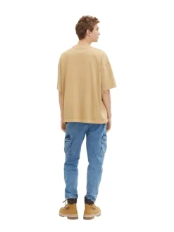 Basic Shirt OVERSIZED GARMENTDYE T-SHIRT in Braun