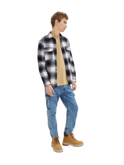 Basic Shirt OVERSIZED GARMENTDYE T-SHIRT in Braun