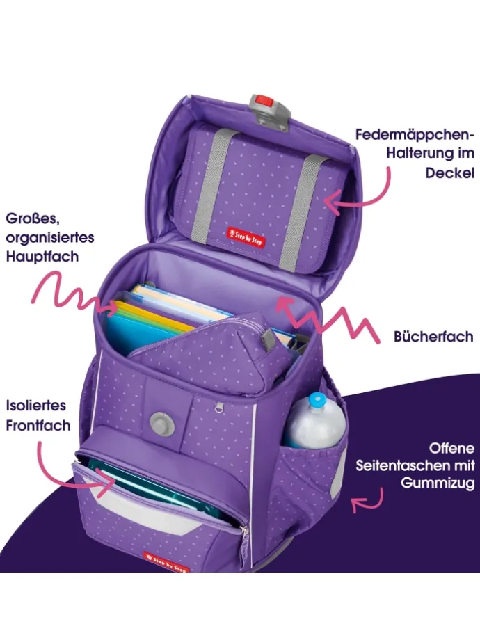 BASIS „Purple Konfetti“, 7-teilig, lila in Purple Konfetti