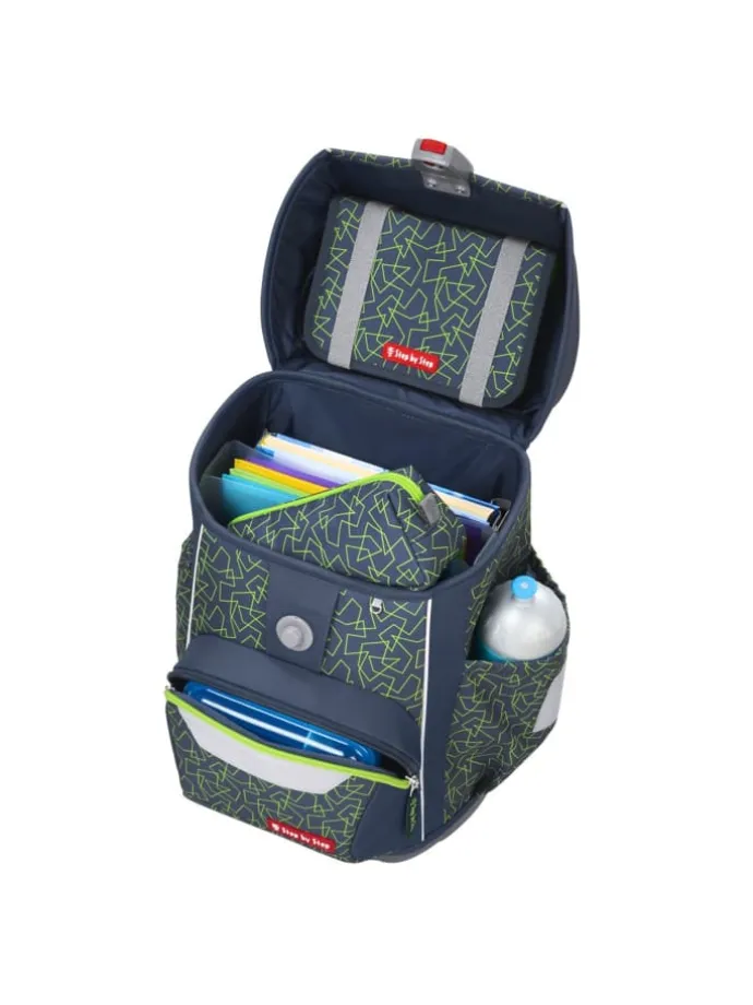 BASIS, 4-teilig in Green Geometrics