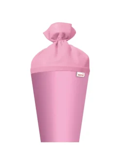 Bastel-Schultüte groß rosa 70 cm, Filzverschluss rosa in Rosa