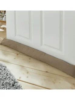 Baumwolle Zugluftstopper Seattle in taupe