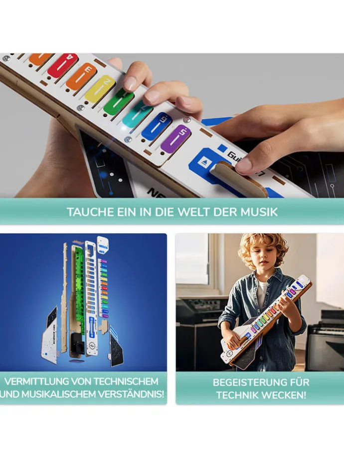 Bausatz "Elektrische Gitarre" - ab 8 Jahren