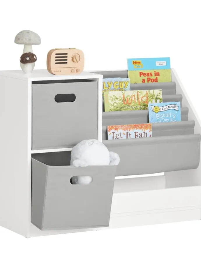 Bücherregal in Weiß - (B)80 x (H)61 x (T)30cm