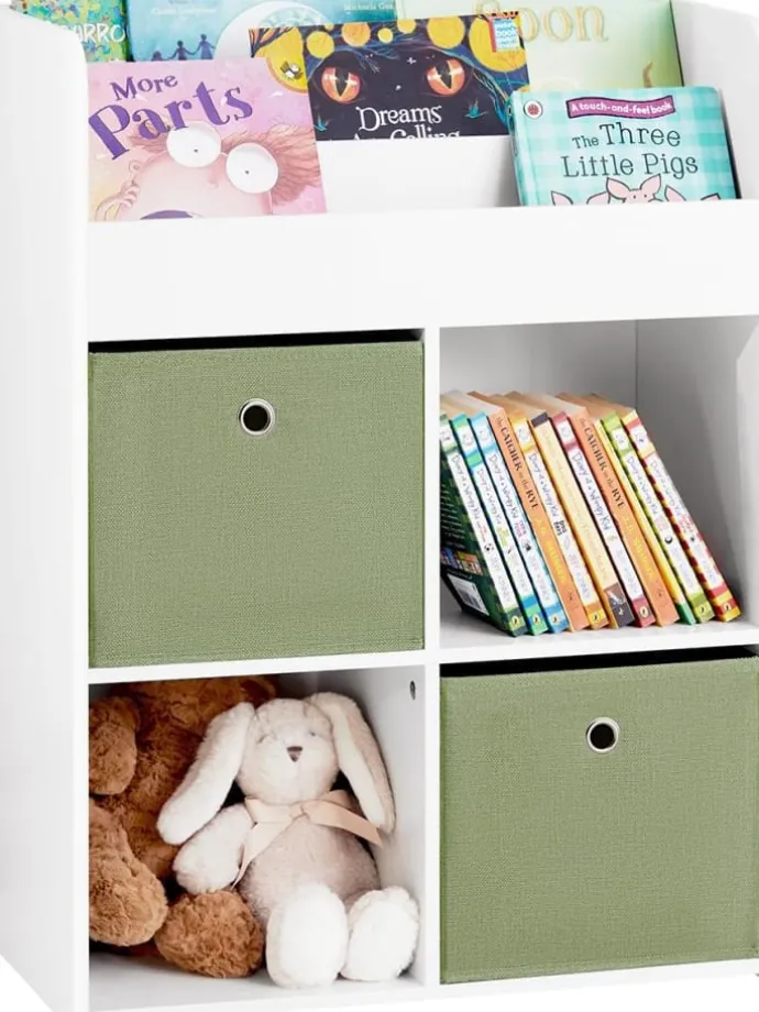 Bücherregal in Weiß - (B)60 x (H)80 x (T)34cm