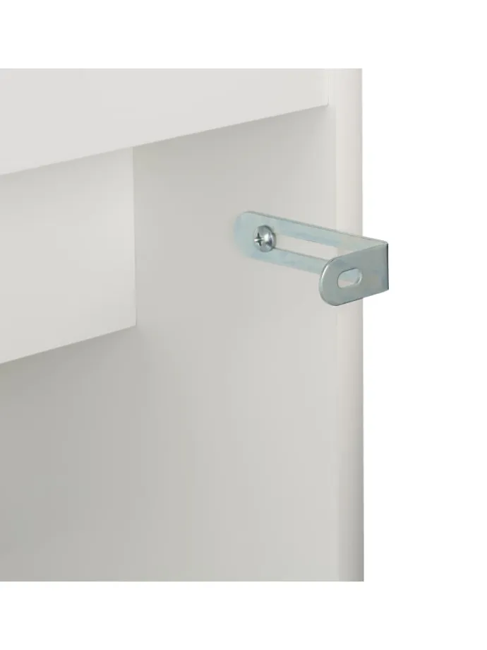 Bücherregal Kinder in Weiß - (B)50,5 x (H)69,5 x (T)28 cm