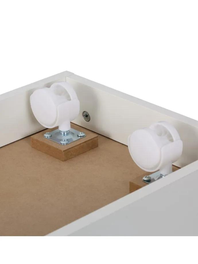 Bücherregal Kinder in Weiß - (B)50,5 x (H)69,5 x (T)28 cm