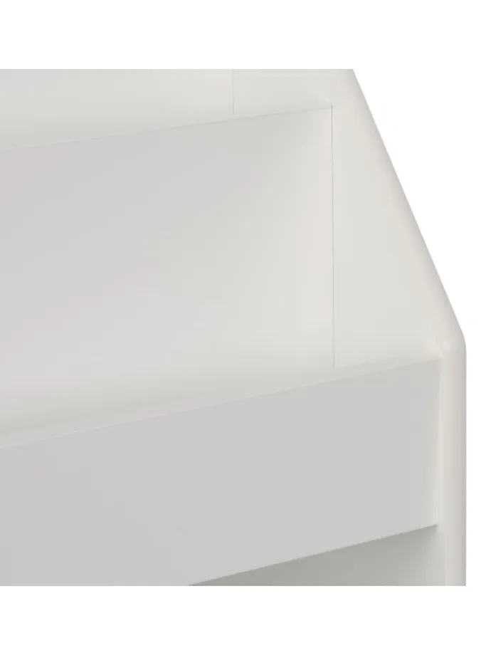 Bücherregal Kinder in Weiß - (B)50,5 x (H)69,5 x (T)28 cm
