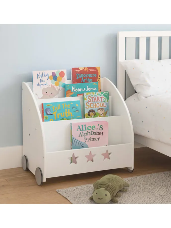 Bücherregal Kinder in Weiß - (B) 62 x (H) 57 x (T) 42 cm