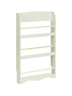 Bücherregal LILOET in Grün/Braun - (W) 60 x (H) 100 x (L) 12 cm