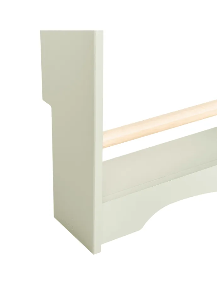 Bücherregal LILOET in Grün/Braun - (W) 60 x (H) 100 x (L) 12 cm