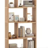 Bücherregal mit 4 Ebenen in Hellbraun
