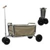Beachtrekker LiFe faltbarer Bollerwagen + Bremse, klappbarer Handwagen (Beige)