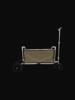 Beachtrekker LiFe faltbarer Bollerwagen + Bremse, klappbarer Handwagen (Beige)