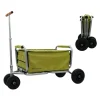 Beachtrekker LiFe faltbarer Bollerwagen + Bremse, klappbarer Handwagen (Oliv)
