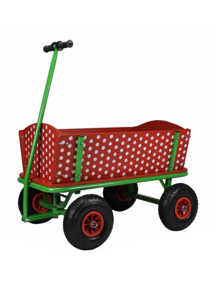 Beachtrekker Style Holzbollerwagen, Handwagen, Leiterwagen (Rotkäppchen)