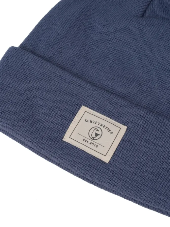 Beanie "Captain Hook" in rauchblau