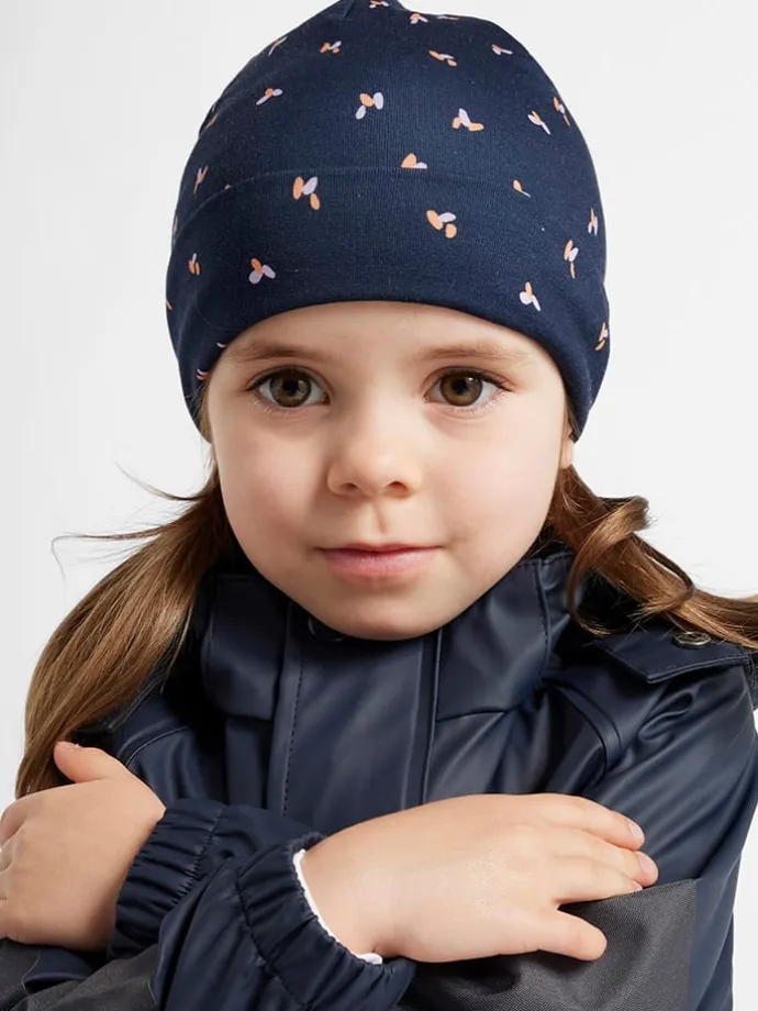 Beanie in Dunkelblau