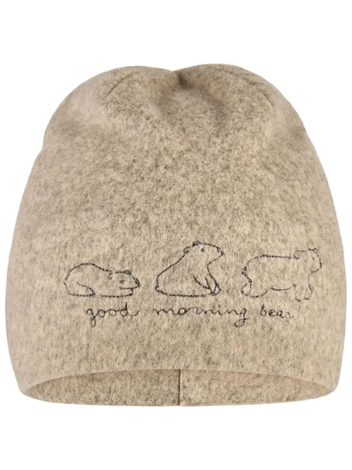 Beanie in Hellbraun