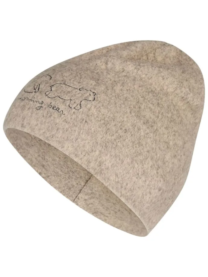 Beanie in Hellbraun