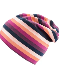 Beanie in Pink/ Bunt