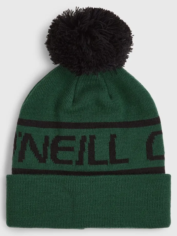 Beanie "Powder" in Grün/ Schwarz