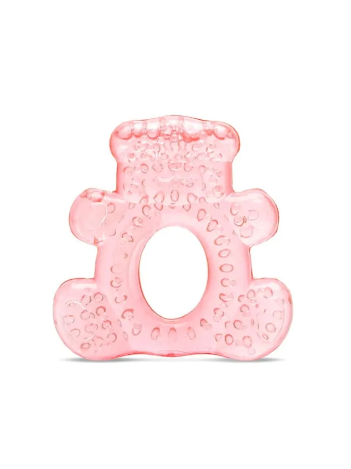 Beißring Bär wassergefüllt in rosa
