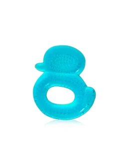 Beißring Ente in blau