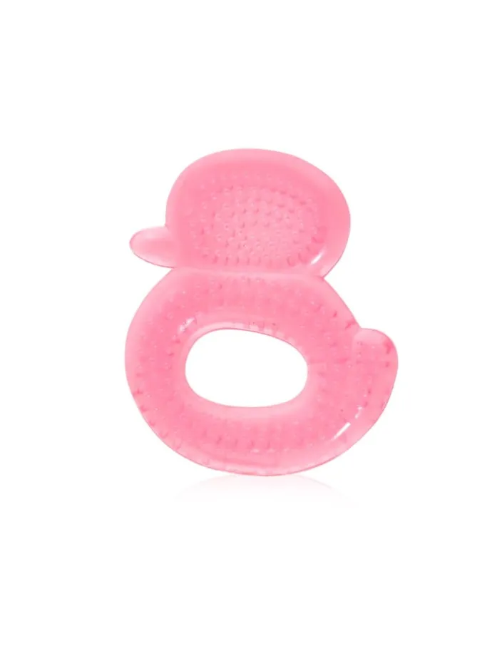 Beißring Ente in rosa