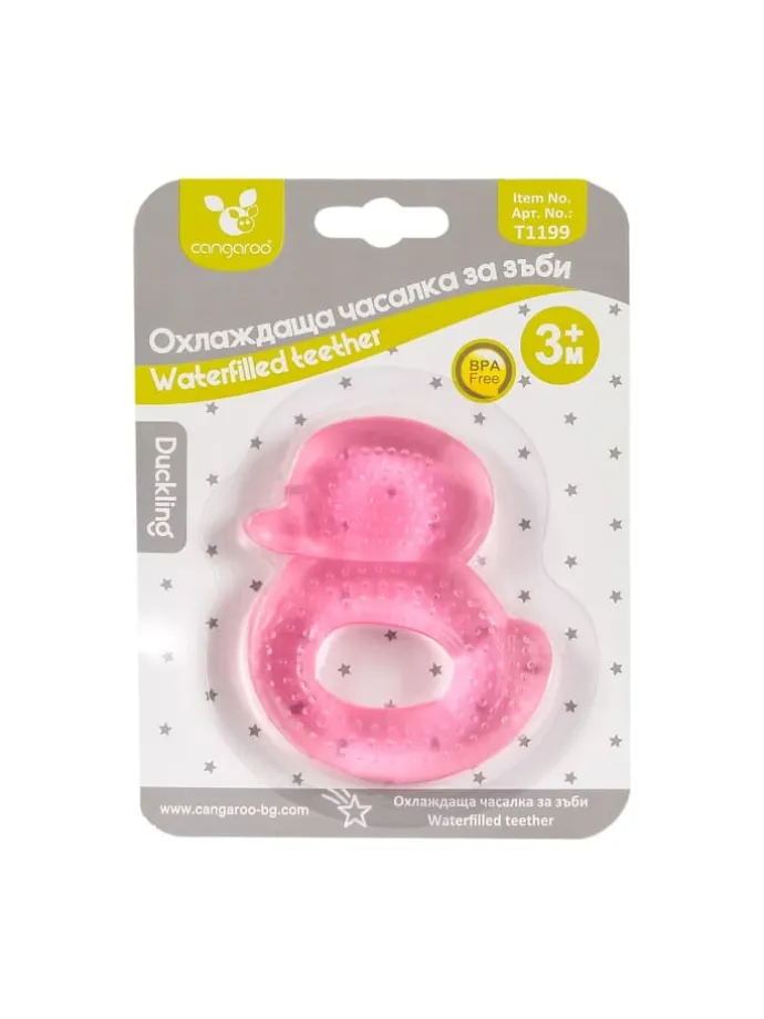 Beißring Ente T1199 in rosa