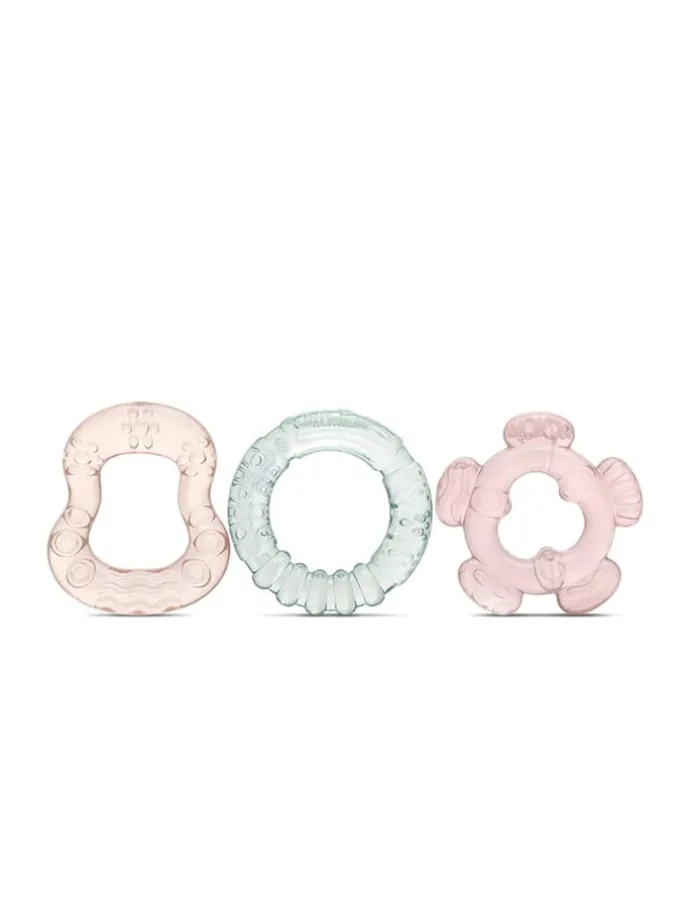 Beißring 3er Set in rosa
