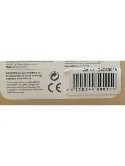 Beißring mit Silikon Perlen - ab Geburt in Grau