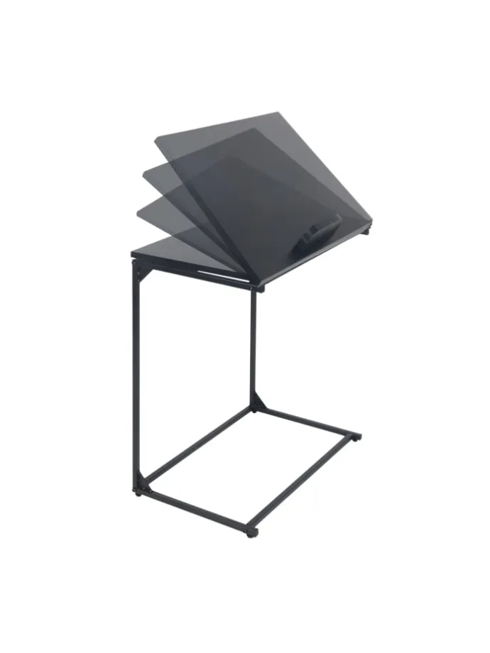 Beistelltisch in Schwarz - (B)55 x (H)66 x (T)35 cm