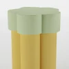 Beistelltisch "Magnolia" in Gelb/ Mint - (H)49 x Ø 39 cm