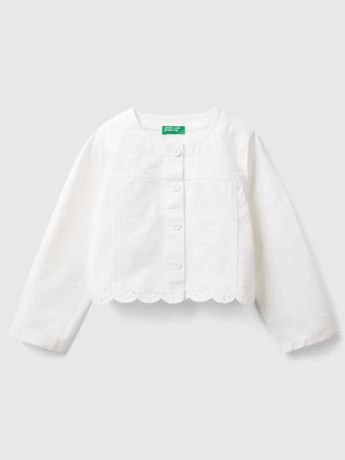 Übergangsjacke in Weiß