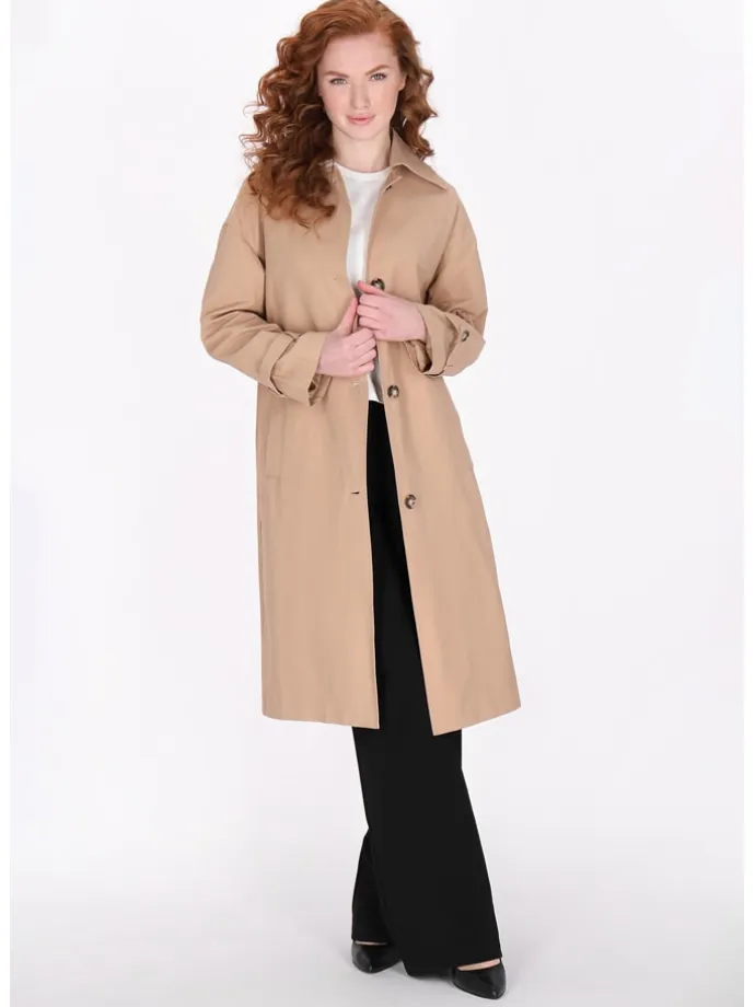 Übergangsmantel in Beige