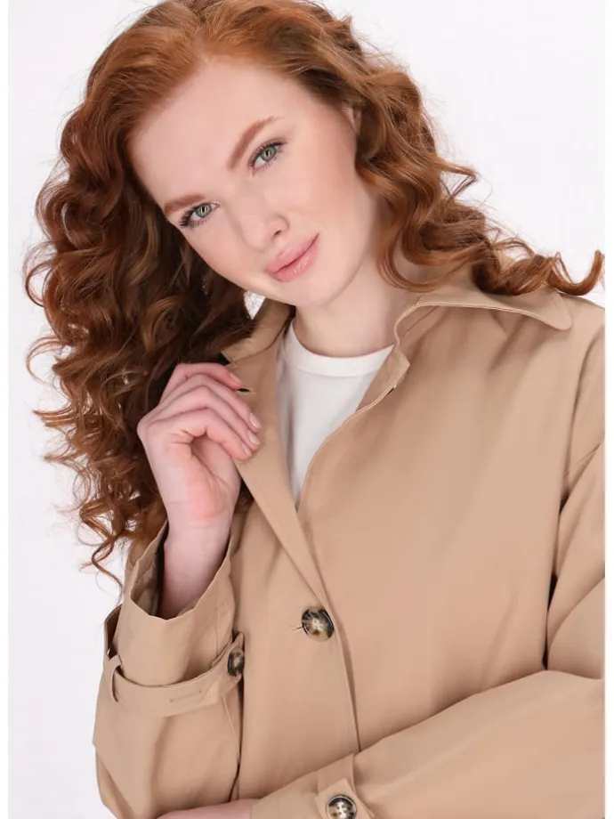 Übergangsmantel in Beige